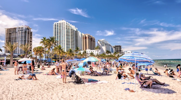 Una playa de Fort Lauderdale, Florida.