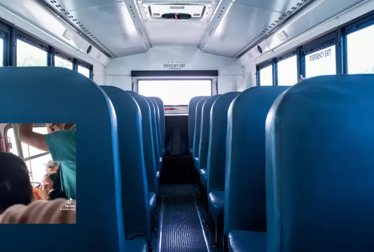 hombre y mujer pelean en un microbús en Monterrey por un asiento.jpg