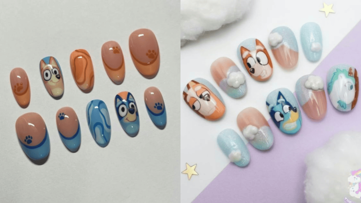 5 ideas de diseños de uñas de ‘Bluey’ para lucir una manicura tierna y creativa para la semana.png