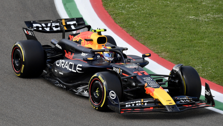 Sergio Pérez en Imola