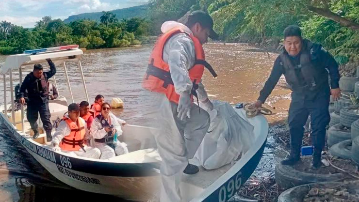 Aparece flotando un cuerpo en el rió Grijalva cerca del “Tapón” de Chiapa de Corzo