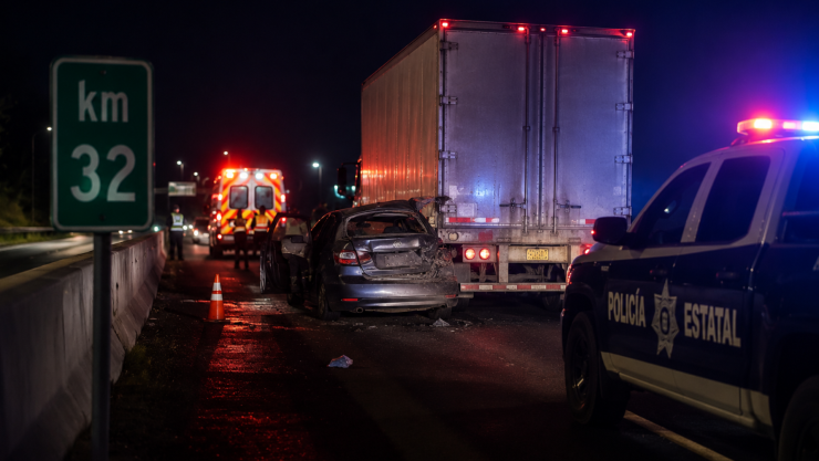 Accidente carretera 57