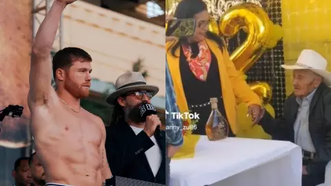 Abuelito pide conocer al Canelo.