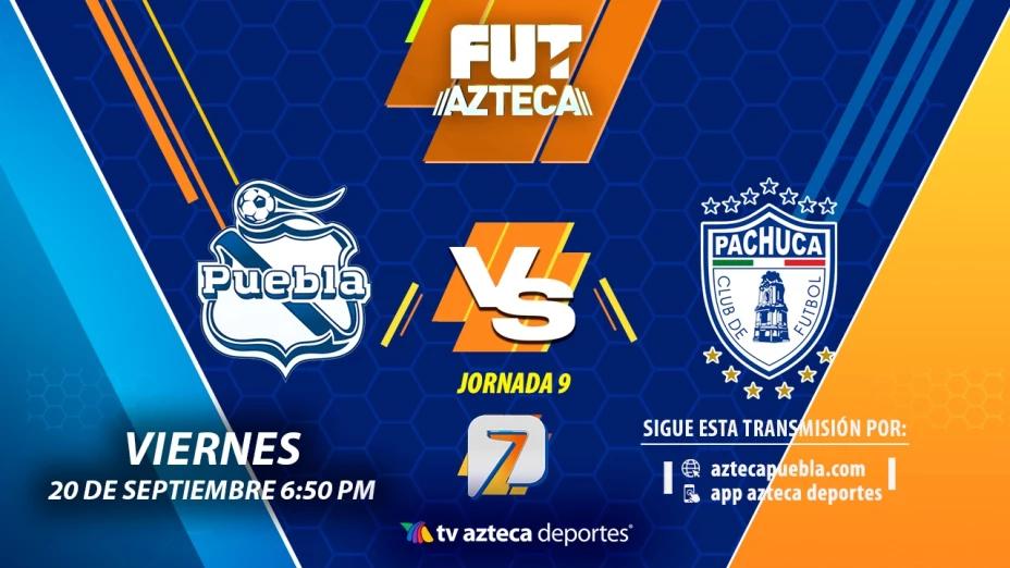 Puebla vs Pachuca EN VIVO Azteca Deportes J9 Apertura 2024