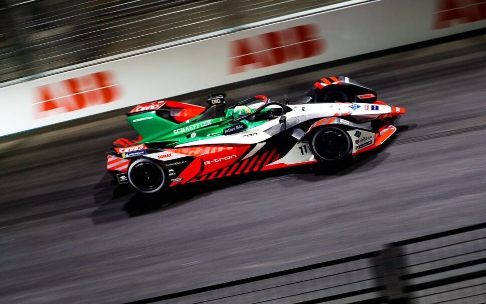 Lucas di Grassi, durante una carrera de Fórmula E