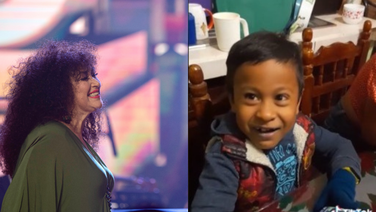 VIDEO Amanda Miguel invita a Chucho a su concierto