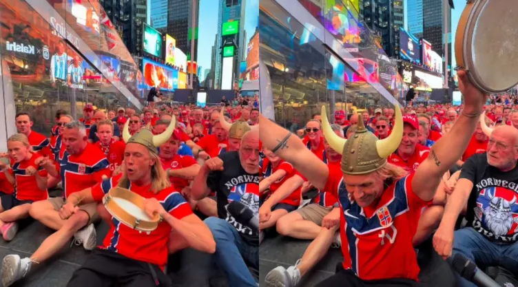Vikingos en Time Square en Nueva York: La historia detrás de la celebración en el Mundial 2026
