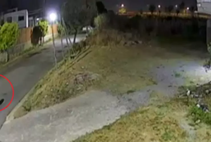 Sujeto intenta robarse cámara de seguridad en casa de Cuautlancingo y termina en el piso