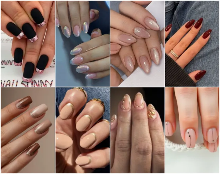 diseño de uñas elegantes sencillas