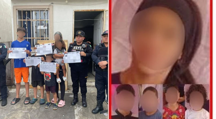 Mujer con ficha de búsqueda huye por violencia con sus hijos en Nuevo León