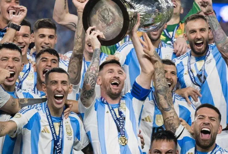 Lionel Messi y Argentina festejan la Copa América 2024