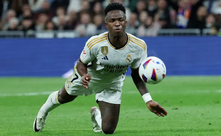 Vinícius con el Real Madrid