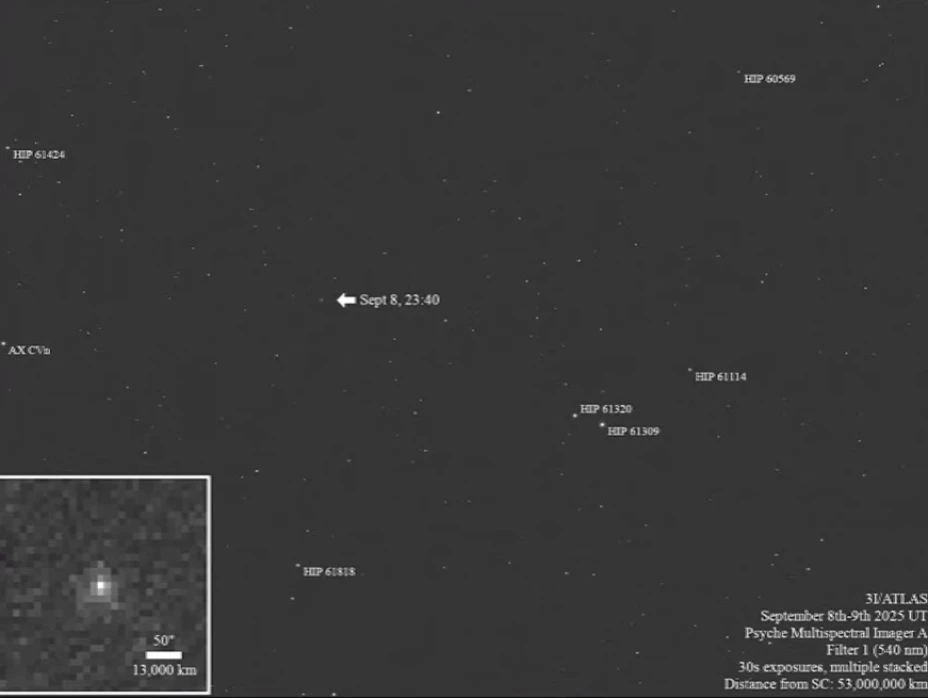 El punto en movimiento (Misión Psyche)