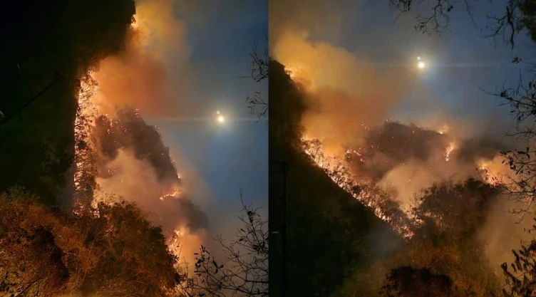 ¡Alerta! Habitantes de Ocuilan, Edomex, podrían ser desalojados por mega incendio