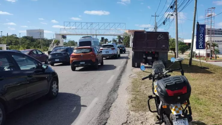 Tráfico en Cancún: Más obras de rehabilitación en Boulevard Colosio