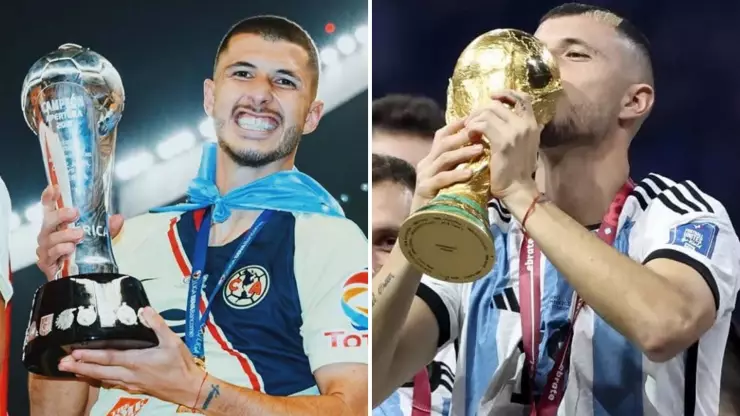 Guido Rodríguez campeón de Liga BBVA MX y Copa del Mundo