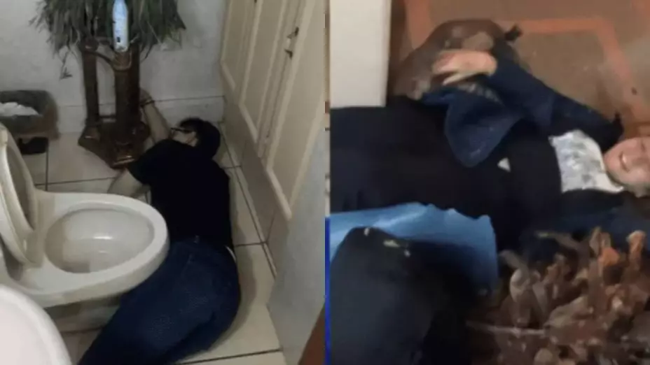Todos en la familia de este joven estuvieron de fiesta