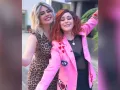 Luz Elena y Viviann aprovecharon las pelucas para crear un divertido video y compartirlo en redes sociales. | Fotos: INSTAGRAM / @vengalaalegria
