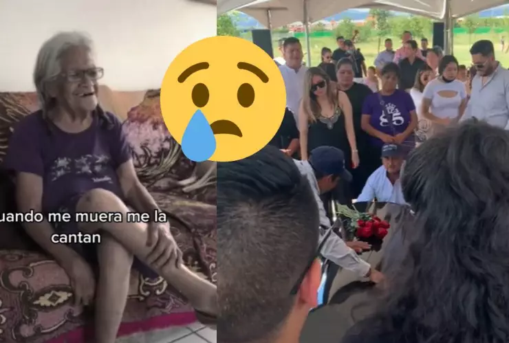Cantan en funeral de su abuela