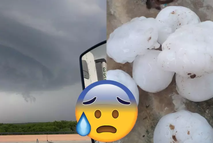 ¡Pelotas de hielo! Caída de granizo gigante sorprende en Nuevo León | FOTOS