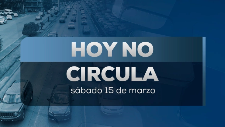 Este 15 de marzo, autos con placas terminadas en 1, 3, 5, 7 y 9 no circulan en CDMX y Edomex