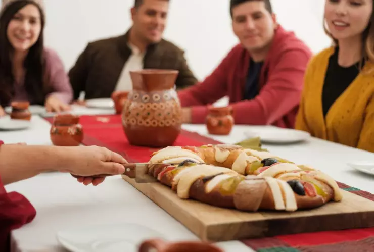 Rosca de reyes acitrón