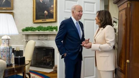 Joe Biden Kamala Harris mayo 2023 Casa Blanca