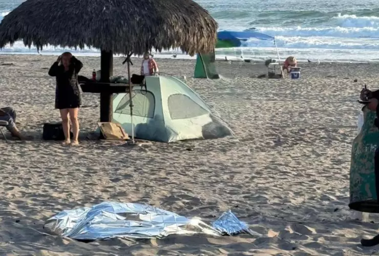 Hombre muere tras presentar dificultades para salir del mar en La Misión, BC