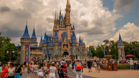 Una postal de Walt Disney World, en Orlando, Florida.