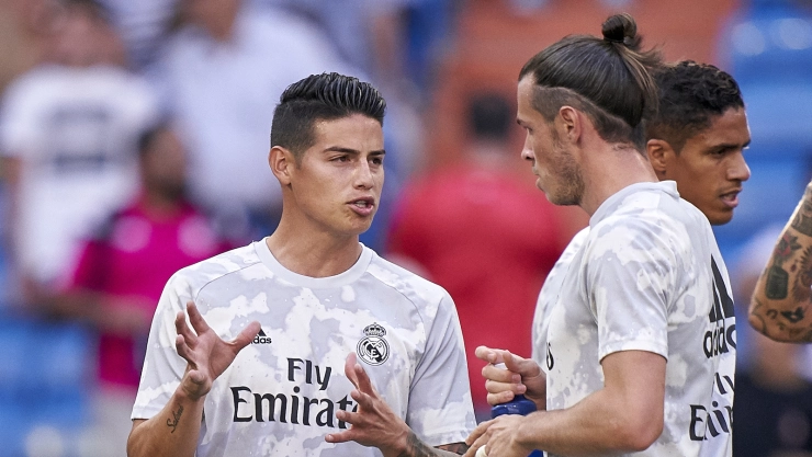 Gareth Bale y James Rodríguez 