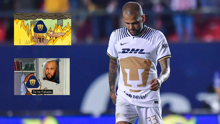 Dani Alves, Pumas, memes