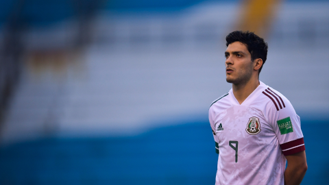 Raúl Jiménez con la Selección Mexicana