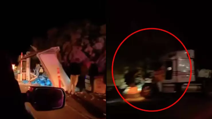 volcadura La Rumorosa