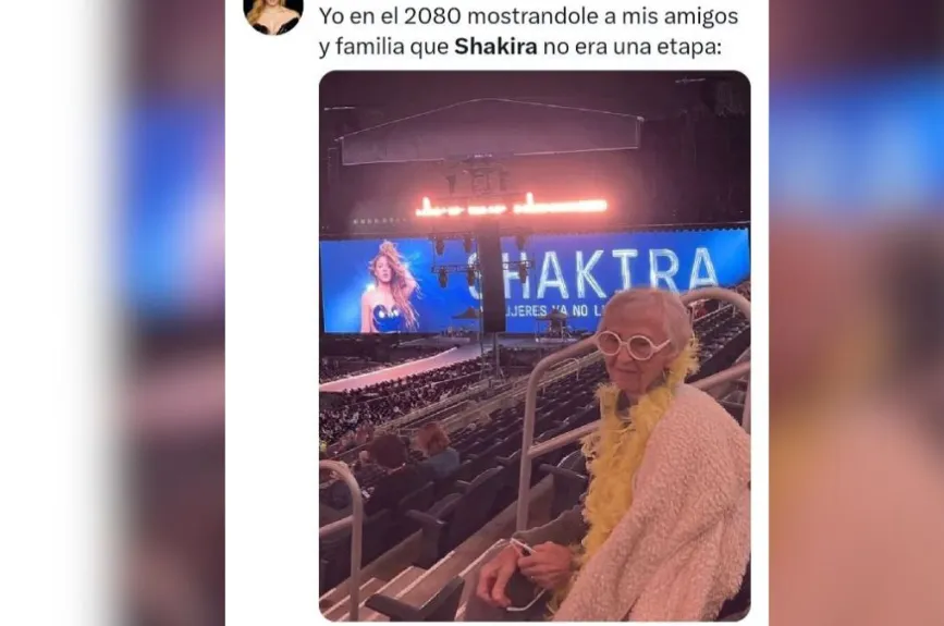Estos son los memes que dejaron los conciertos de Shakira en México