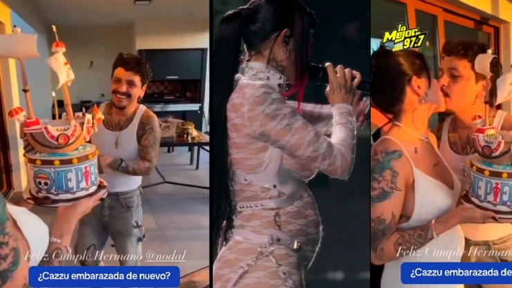 Christian Nodal y Cazzu