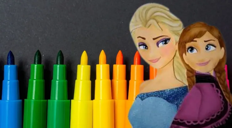 5 ideas creativas para decorar tus plumones de Frozen paso a paso.jpg