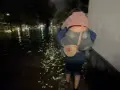 Inundación en Indios Verdes por fuertes lluvias en CDMX
