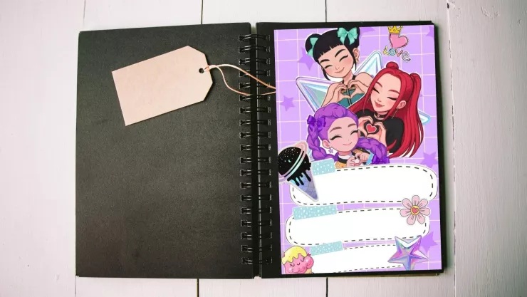 Libreta al estilo K-Pop Demon Hunters