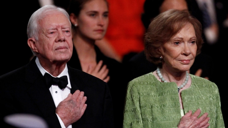 Expresidentes de EU homenajean a la exprimera dama Rosalynn Carter