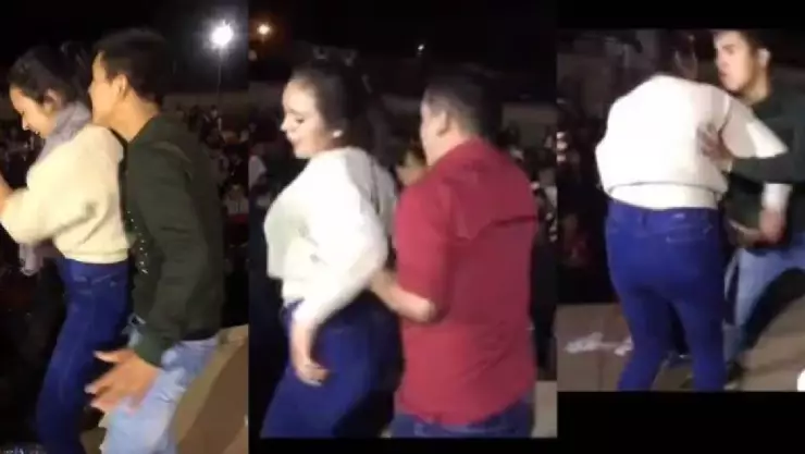 VIRAL_ Novio celoso pelea con integrantes de un grupo musical por bailar con su novia.jpg