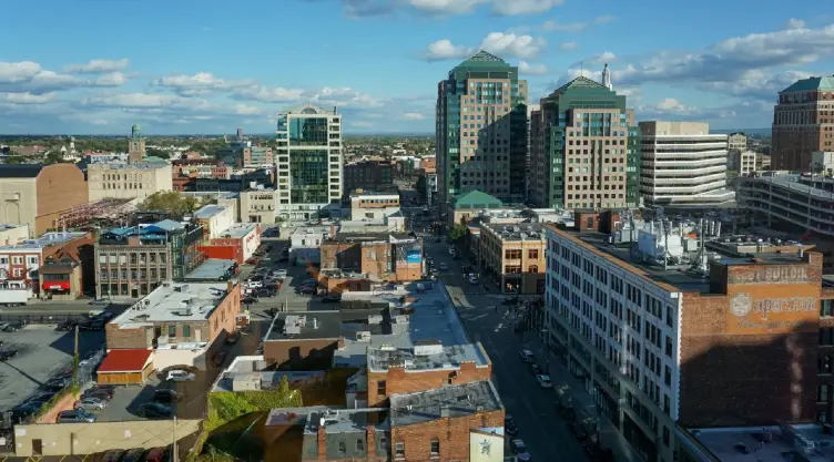 la bonita ciudad de Buffalo en Nueva York