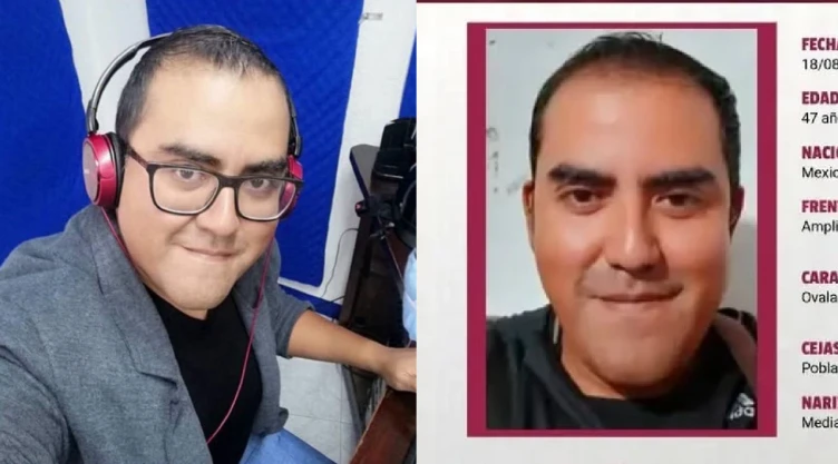 El locutor Iván Michel Atilano lleva más de un mes desaparecido
