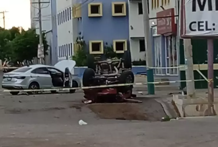 accidente en fraccionamiento Horizontes