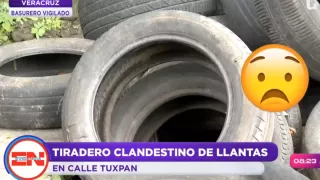 tiraderos de llantas en Veracruz
