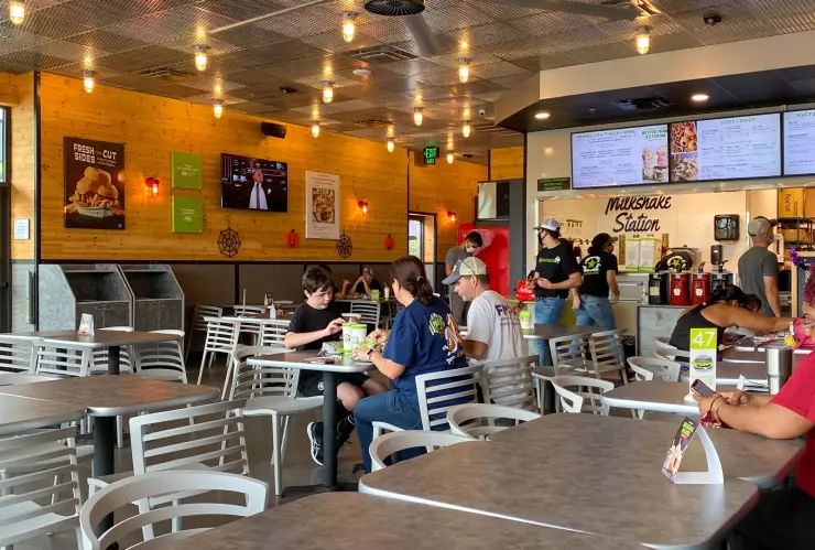 Un local de Burger Fi