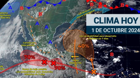¿Martes sin lluvias Conoce el clima en México este 1 de octubre