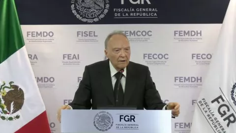 Alejandro Gertz Manero dio el primer informe sobre el caso del Rancho Izaguirre en Teuchitlán, Jalisco