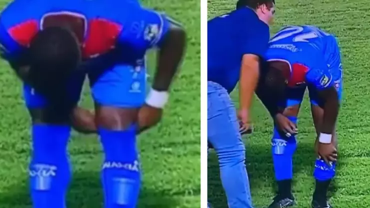 ¡Impresionante! Futbolista usa vasos de plástico como espinilleras; video.jpg