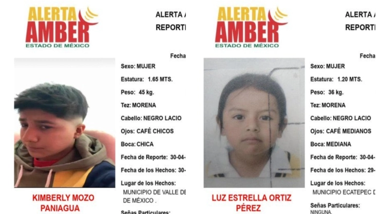 ALERTA AMBER: En el Estado de México reportan tres menores desaparecidos; temen por su seguridad