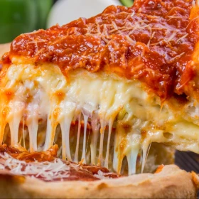 Imagen de una pizza Chicago